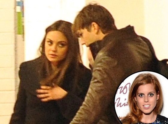 Mila Kunis, Ashton Kutcher, Princess Beatrice Mila Kunis, Ashton Kutcher, Princess Beatrice